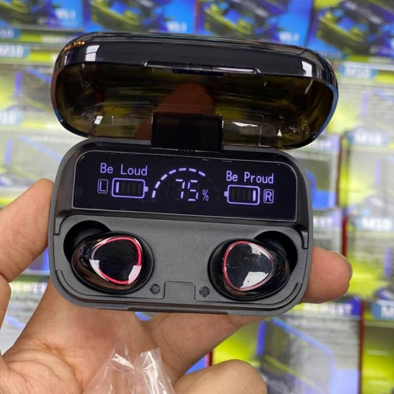 M10 TWS Bluetooth 5.1 Airphones Duel Battery
