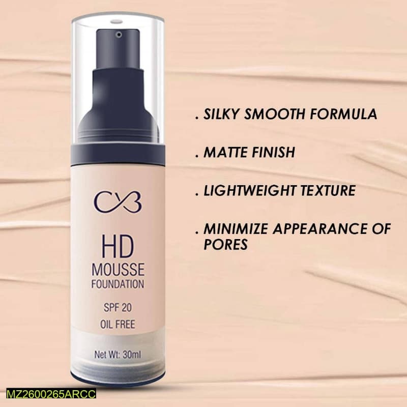 Charm Vogue Beauty HD Mousse Foundation