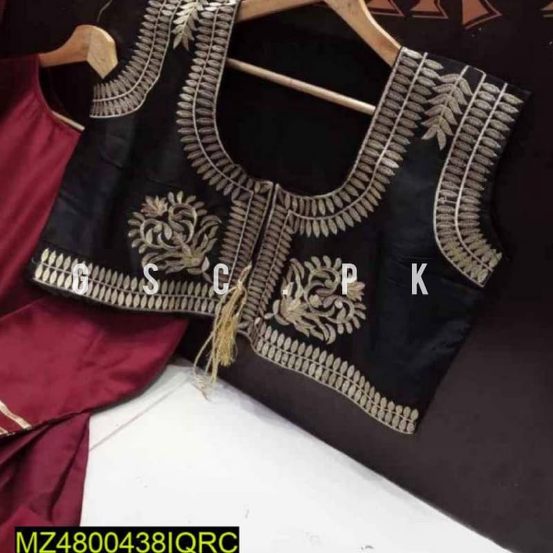 Katan Silk Maxi With Koti 4 Pcs Stitched