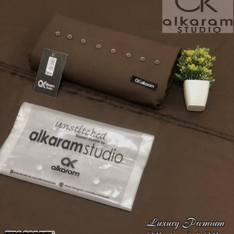 Inspired By Al Karam Studio Man's Unstitched Jupiter Suit